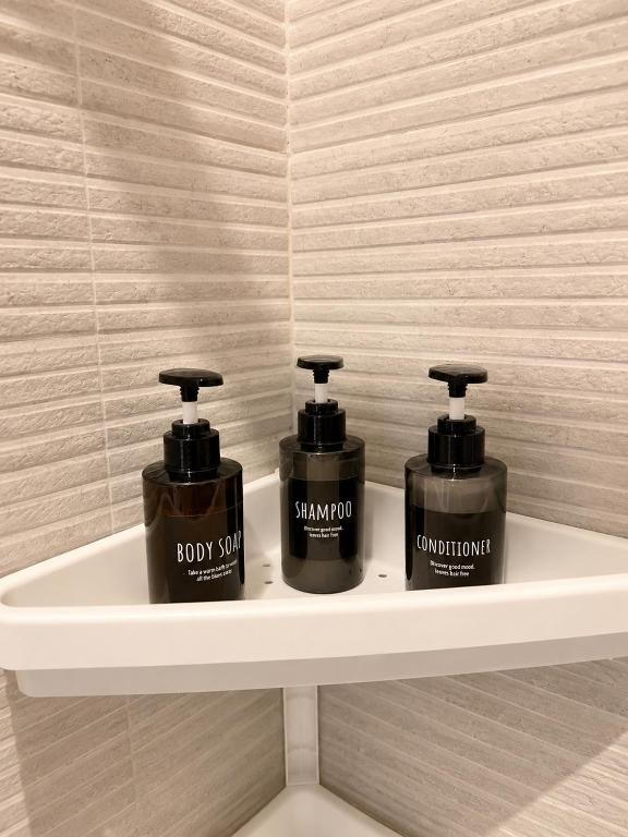Bathroom amenities at Casa dei Greghi